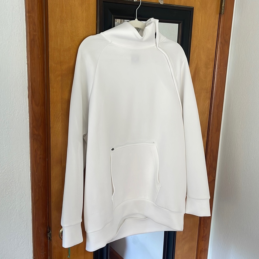 Nike White Cowl Neck Sweater